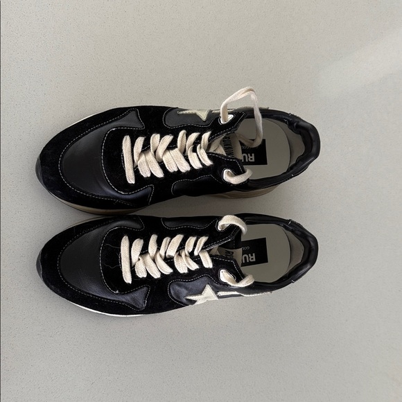 Golden Goose Black and Cream Sneakers - Picture 1 of 6